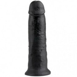 KING COCK - 10 PENE NEGRO 25 CM
