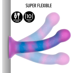 MITOLOGÍA - DILDO GALÁCTICO DION S - VIBRADOR COMPATIBLE CON TECNOLOGÍA INALÁMBRICA WATCHME