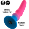 MITOLOGÍA - KUNO UTOPIA DILDO S - VIBRADOR COMPATIBLE CON TECNOLOGÍA INALÁMBRICA WATCHME