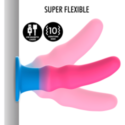 MITOLOGÍA - KUNO UTOPIA DILDO S - VIBRADOR COMPATIBLE CON TECNOLOGÍA INALÁMBRICA WATCHME