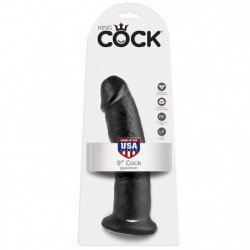 KING COCK - 9 DILDO NEGRO...