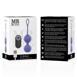 MR BOSS - PERLAS DE KEGEL VIBRATORIAS DUMAS CON CONTROL REMOTO