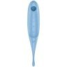 SATISFYER - TWIRLING PRO ESTIMULADOR Y VIBRADOR AZUL