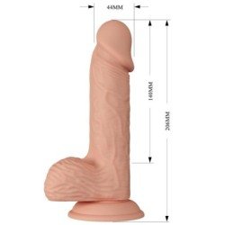 BAILE - HERMOSO ENCUENTRO CATOBLEPAS DILDO FLEXIBLE REALISTA 20.6 CM NATURAL