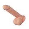 BAILE - HERMOSO ENCUENTRO BAHAMUT DILDO FLEXIBLE REALISTA 21.8 CM NATURAL