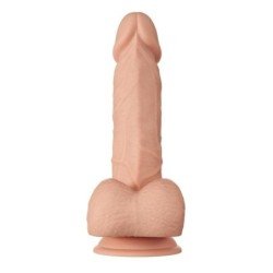 BAILE - HERMOSO ENCUENTRO BAHAMUT DILDO FLEXIBLE REALISTA 21.8 CM NATURAL