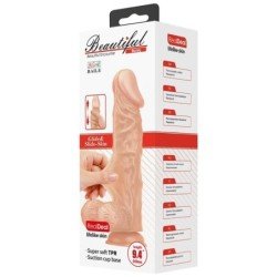 BAILE - BEAUTIFUL ENCOUNTER BURAQ FLEXIBLE REALISTA DILDO 24 CM NATURAL