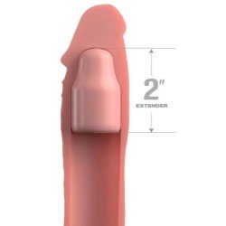 FANTASY X-TENSIONS - MANGA CON RIBETES DE 20,32 CM + 5,00 CM DE PIEL CON TAPÓN