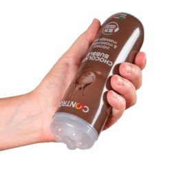 CONTROL - GEL DE MASAJE 3 EN 1 CHOCOLATE BURBUJAS 200 ML