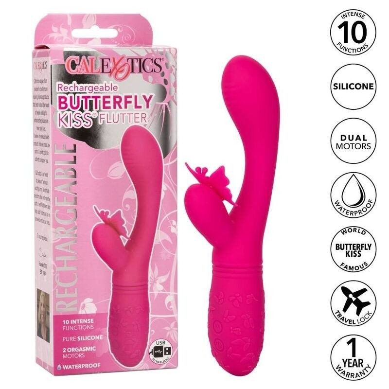 CALEXOTICS - BESO DE MARIPOSA ROSA FLUTTER