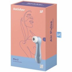 SATISFACTOR - PRO 2 ESTIMULADOR DE PULSO DE AIRE AZUL