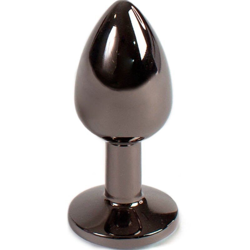 SECRETPLAY - TAPÓN ANAL COLOR METÁLICO, TAMAÑO PEQUEÑO (7 CM)