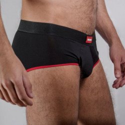 MACHO - MS24R CALZONCILLOS BRAGUITAS ROJO OSCURO XL