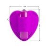 PRETTY LOVE - MASAJEADOR DE CLÍTORIS CON LATIDO DE CORAZÓN, 10 MODOS DE VIBRACIÓN, COLOR MORADO