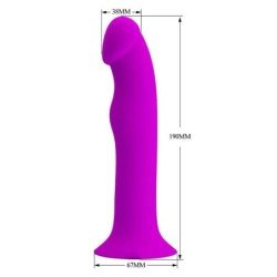 PRETTY LOVE - VIBRADOR MURRAY Y ESTIMULADOR DEL PUNTO G MORADO
