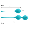 INTENSO - PAQUETE DE BOLAS DE KEGEL KENDALL AZUL