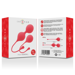 INTENSO - PAQUETE DE BOLAS DE KEGEL KENDALL ROJO
