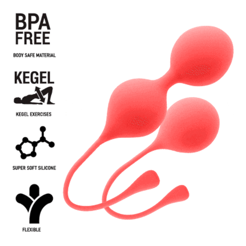 INTENSO - PAQUETE DE BOLAS DE KEGEL KENDALL ROJO