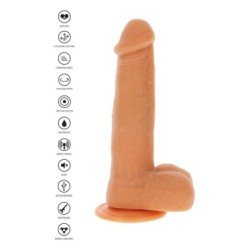 SÉ REAL - DILDO VIBRATORIO CON CUENTAS GIRATORIAS