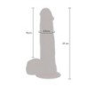 SÉ REAL - DILDO VIBRATORIO CON CUENTAS GIRATORIAS
