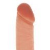 GET REAL - DILDO DE SILICONA DE 20,5 CM CON EXTREMOS DE PIEL