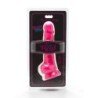 SÉ REAL - PENES FELICES DE 19 CM CON TESTÍCULOS ROSAS
