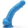 SÉ REAL - PENES FELICES DE 19 CM CON TESTÍCULOS AZULES