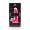 GET REAL - DILDO HAPPY DICKS DE 12 CM CON BOLAS ROSAS