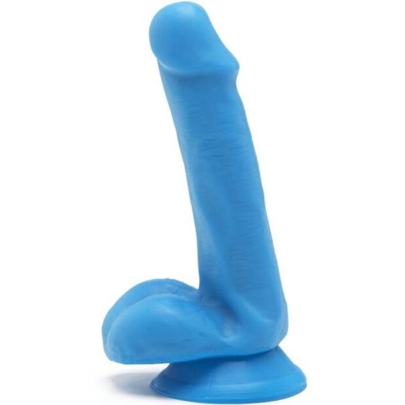 GET REAL - DILDO HAPPY DICKS DE 12 CM CON BOLAS AZULES