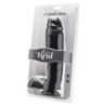 GET REAL - DILDO DE 25,5 CM CON BOLAS NEGRO