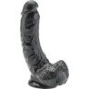 GET REAL - DILDO DE 20,5 CM CON BOLAS NEGRO