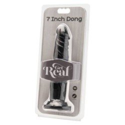 SÉ REAL - DONG 18 CM NEGRO