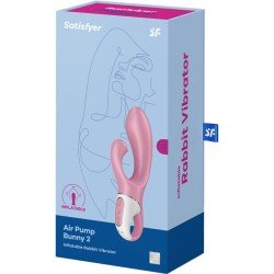 SATISFACTOR - BOMBA DE AIRE CONEJO 2 ROSA
