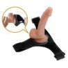 PRETTY LOVE - BRAGUITAS CON ARNÉS ARNÉS UNIVERSAL CON DILDO KEVIN 19 CM NATURAL