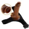 PRETTY LOVE - BRAGUITAS CON ARNÉS ARNÉS UNIVERSAL CON DILDO MICHEAL 20 CM NEGRO