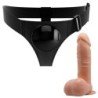 PRETTY LOVE - BRAGUITAS CON ARNÉS ARNÉS UNIVERSAL CON DILDO TOM 20 CM NATURAL