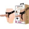 PRETTY LOVE - BRAGUITAS CON ARNÉS ARNÉS UNIVERSAL CON DILDO JERRY 21,8 CM NATURAL