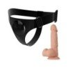 PRETTY LOVE - BRAGUITAS CON ARNÉS ARNÉS UNIVERSAL CON DILDO JERRY 21,8 CM NATURAL