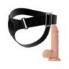 PRETTY LOVE - BRAGUITAS CON ARNÉS ARNÉS UNIVERSAL CON DILDO JERRY 21,8 CM NATURAL