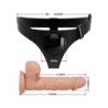 PRETTY LOVE - BRAGUITAS CON ARNÉS ARNÉS UNIVERSAL CON DILDO JERRY 21,8 CM NATURAL