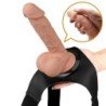PRETTY LOVE - BRAGUITAS CON ARNÉS ARNÉS UNIVERSAL CON DILDO JERRY 21,8 CM NATURAL