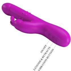AMOR PRECIOSO - VIBRADOR REESE CON ROTACIÓN MORADA