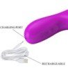AMOR PRECIOSO - VIBRADOR REESE CON ROTACIÓN MORADA