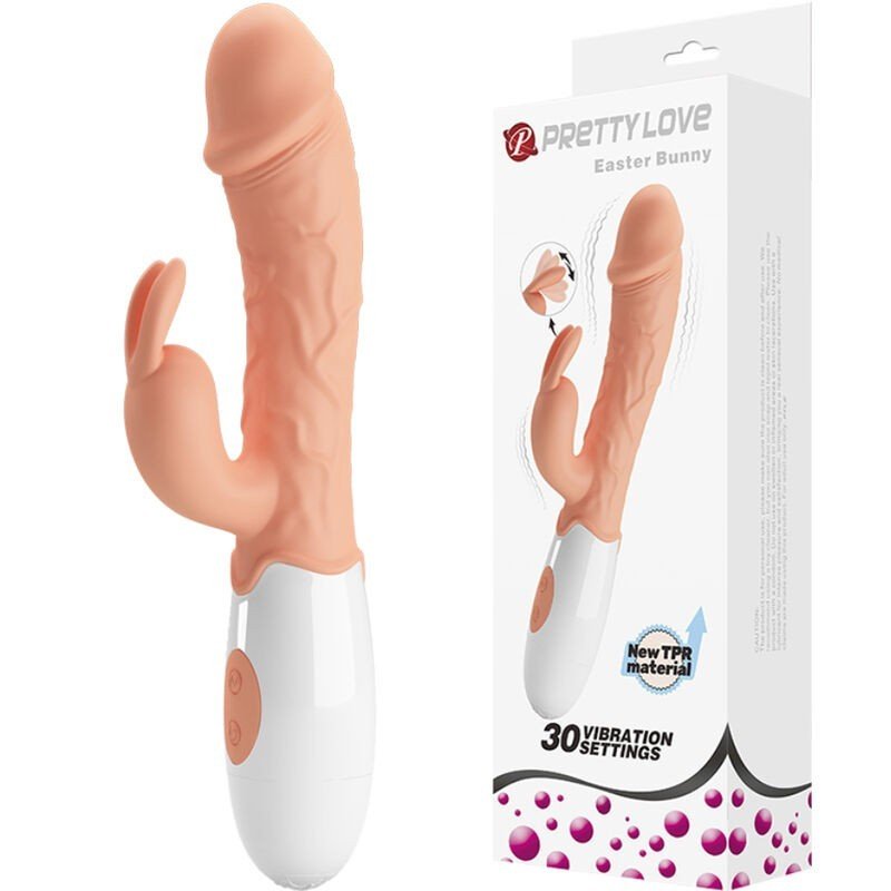 PRETTY LOVE - VIBRADOR CON FORMA DE CONEJITO DE PASCUA CON ESTIMULADOR