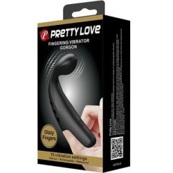 PRETTY LOVE - DEDAL VIBRADOR DE GORGONA NEGRA