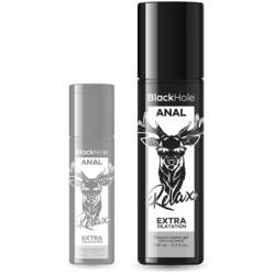 BLACK HOLE - GEL DE SILICONA PARA DILATACIÓN ANAL 100 ML