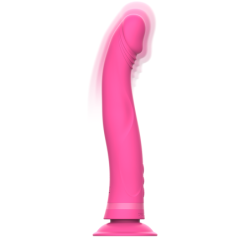 VIBRADOR DE SILICONA ROSA INTENSO - MICHELANGELO