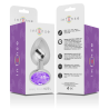 INTENSO - TAPÓN ANAL DE METAL DE ALUMINIO CON CRISTAL VIOLETA TALLA L