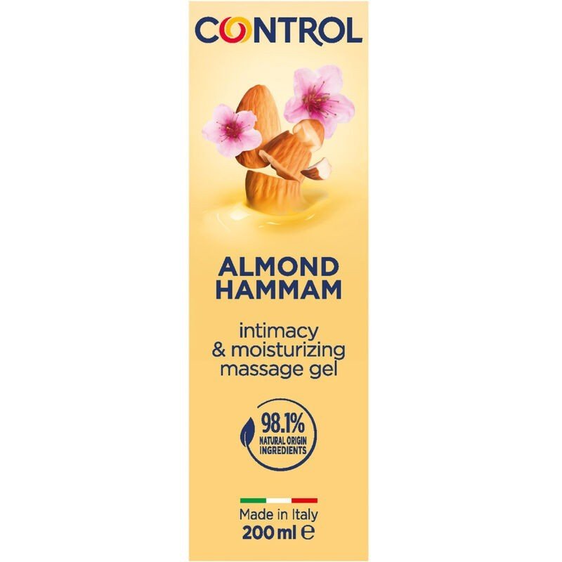 CONTROL - GEL DE MASAJE DE ALMENDRA HAMMAM 3 EN 1 200 ML