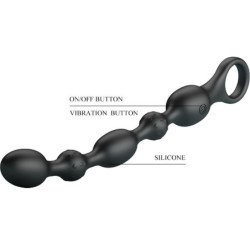PRETTY LOVE - BOLAS ANALES VAN 10 VIBRACIONES DE SILICONA RECARGABLE